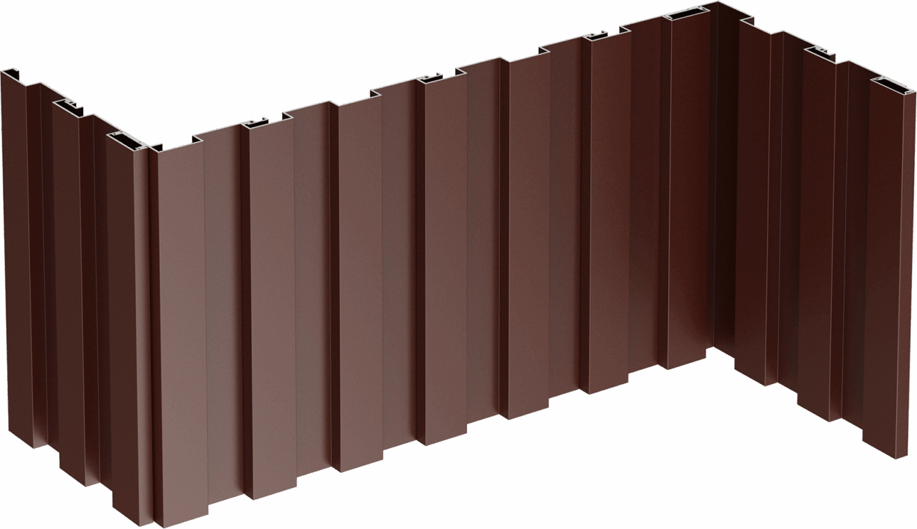 Cladix Z shape Walnut Brown