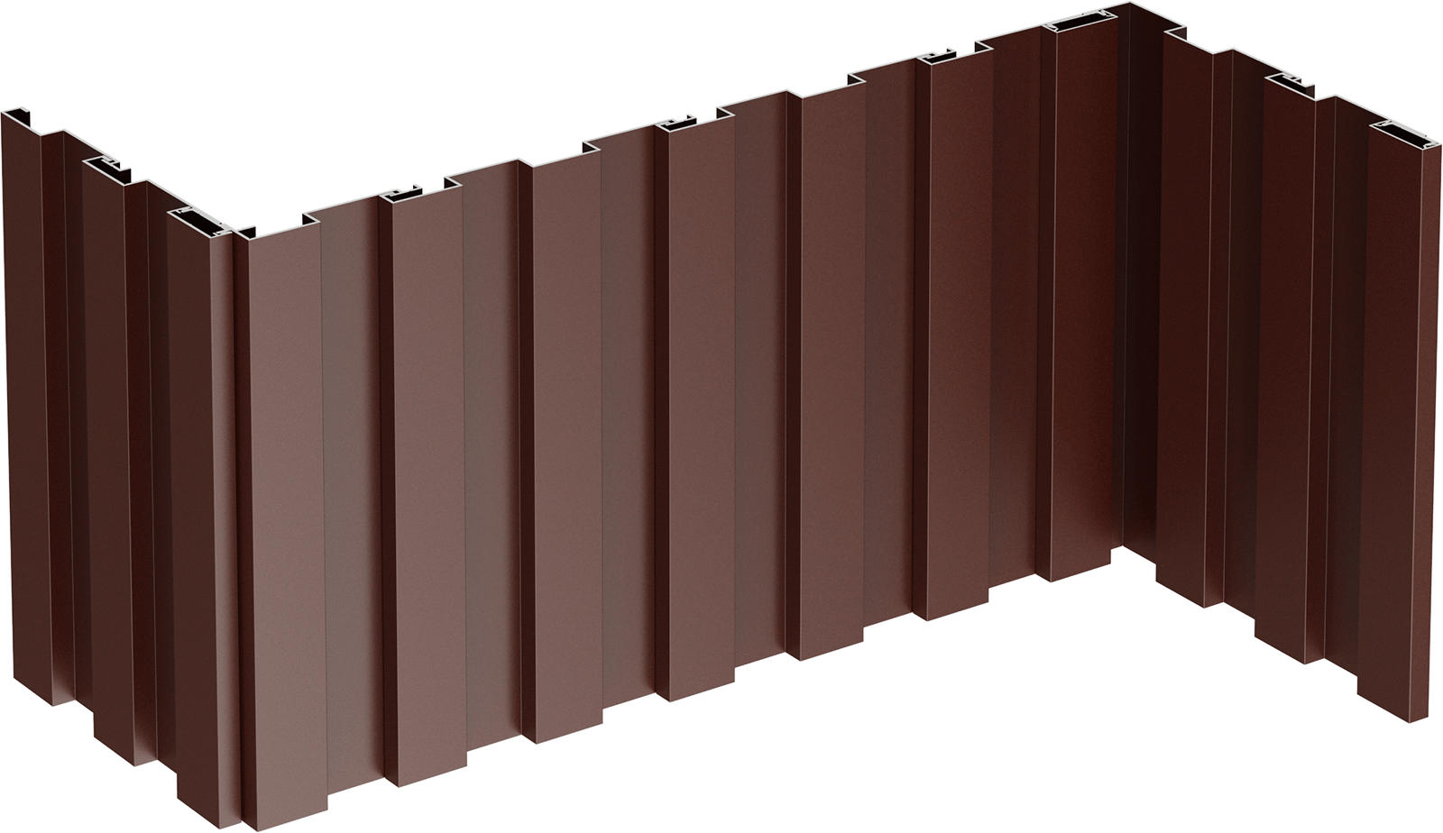 Cladix Z shape Walnut Brown