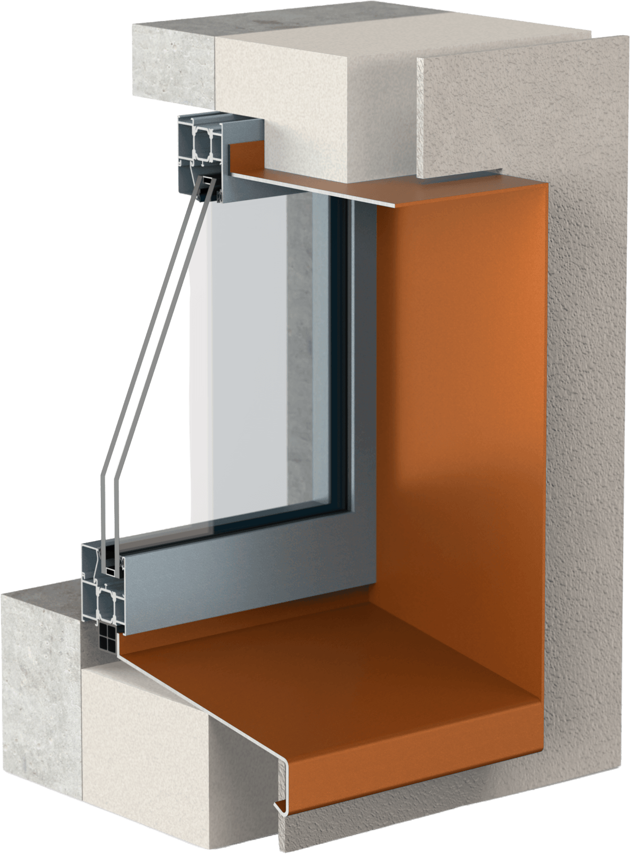 CRW cladix aluminium dagkantkader